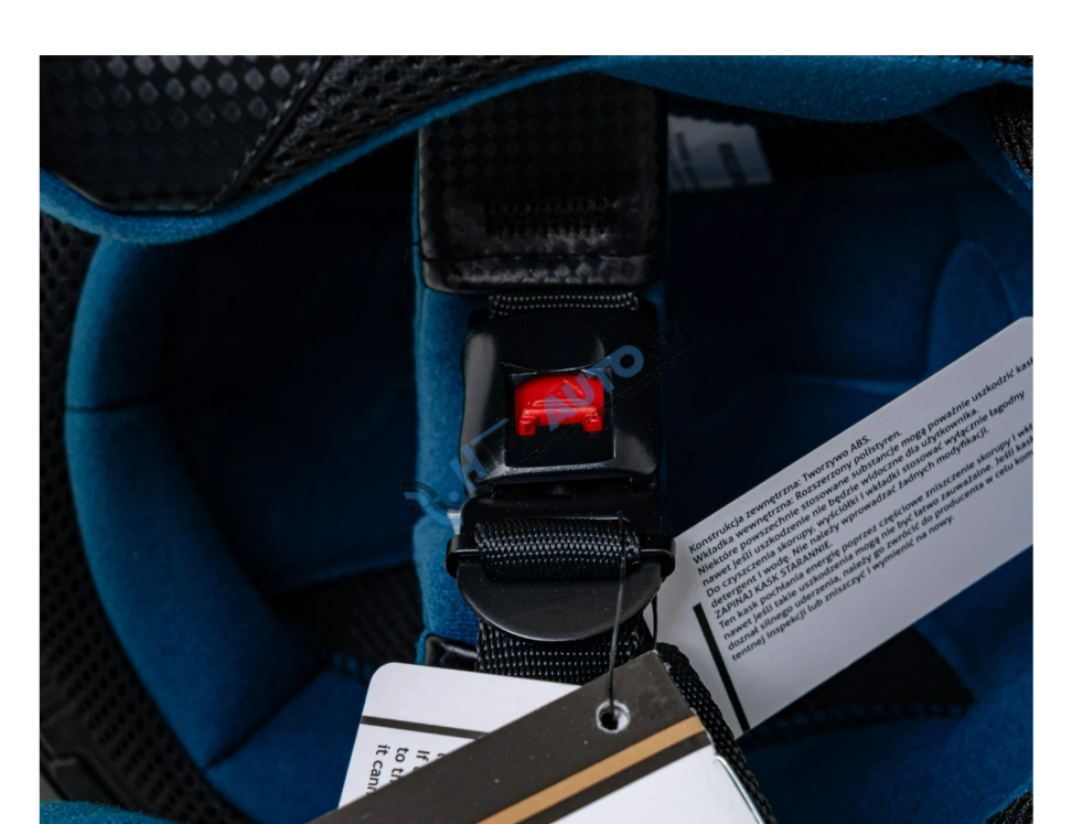 Detská prilba na motorku L – modrá