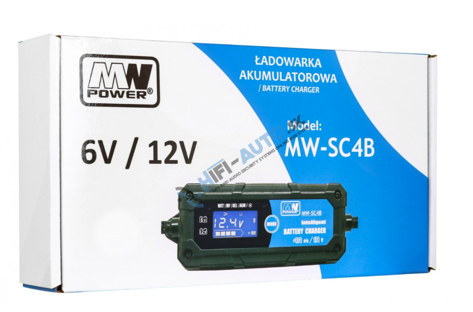 Nabíjačka batérií s LCD displejom 6V a 12V + 2 špeciálne režimy