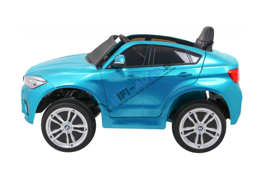 Elektrické autíčko BMW X6 - lakované – modré