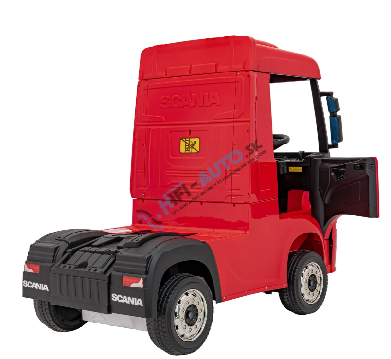 Elektrické autíčko Kamión SCANIA R-Serie – červené