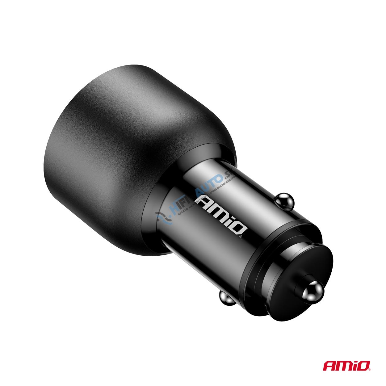 Nabíjačka do auta 2x USB C port + USB A
