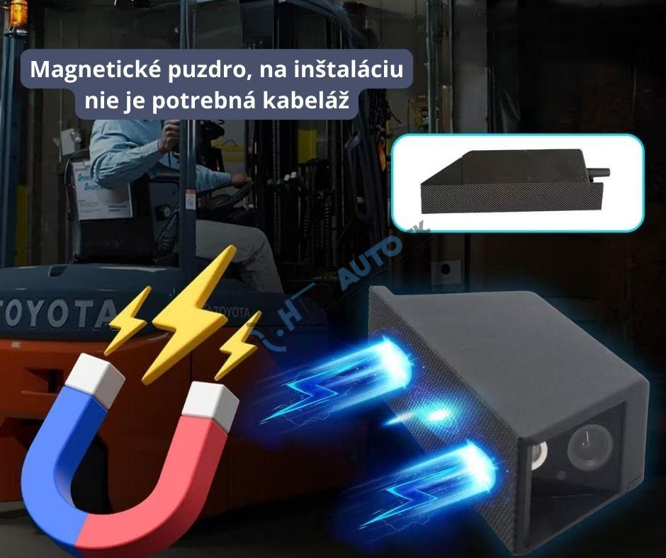 Kamera pre vysokozdvižné vozíky s LED osvetlením + 7″ LCD monitor + 9 600 mAh batéria (krytie IP69 / IP68)