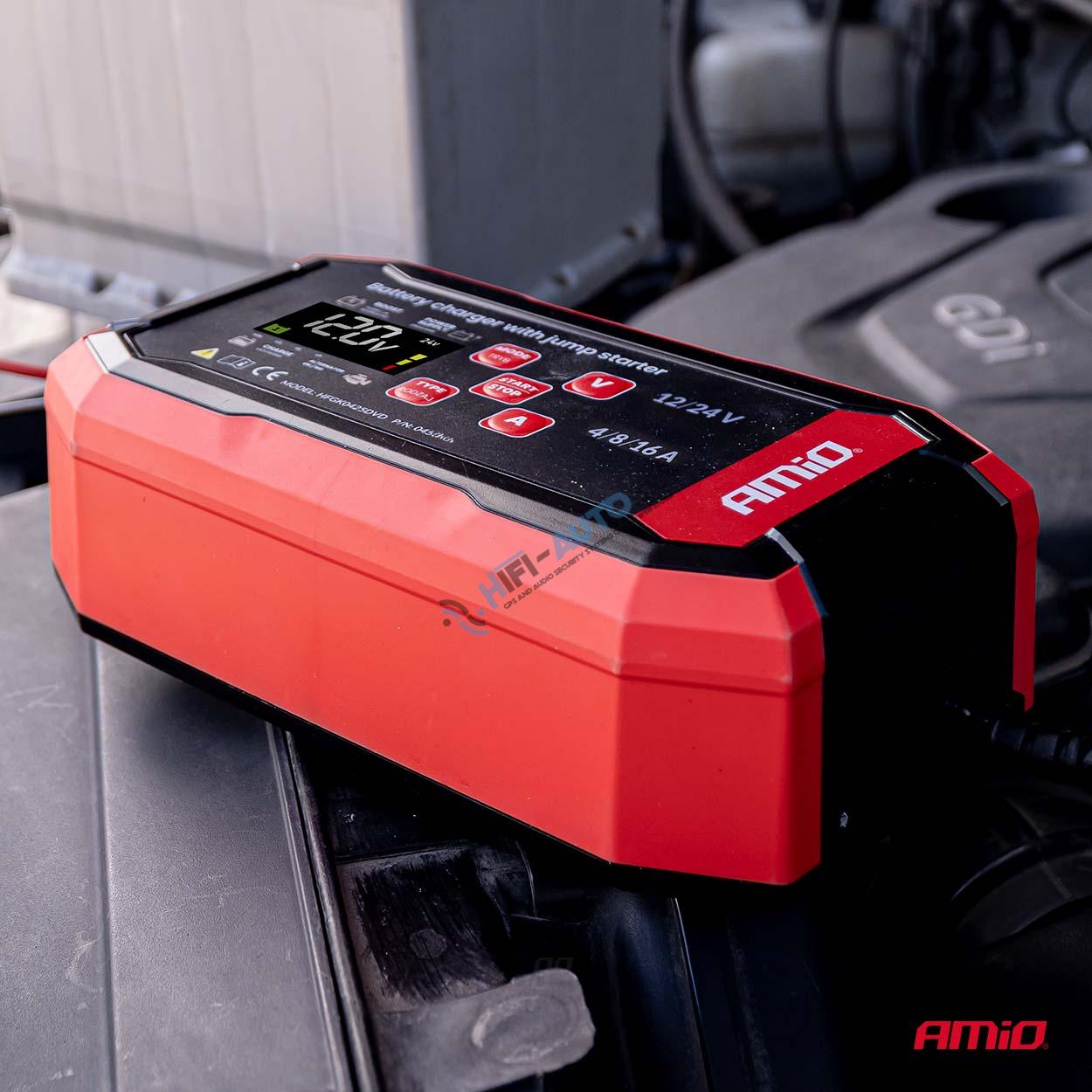 Nabíjačka digitálna BOOST AGM GEL STD LiFePo4 MAX 16A 12/24V PRO