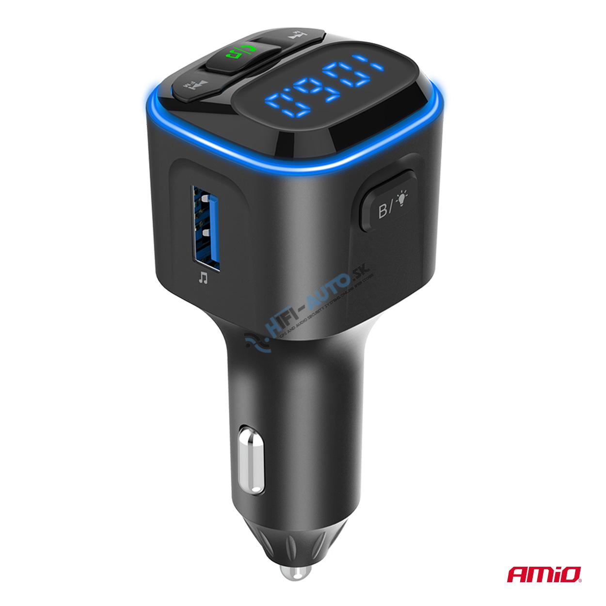 FM transmitter 1×USB-A 2×USB-C 12/24V