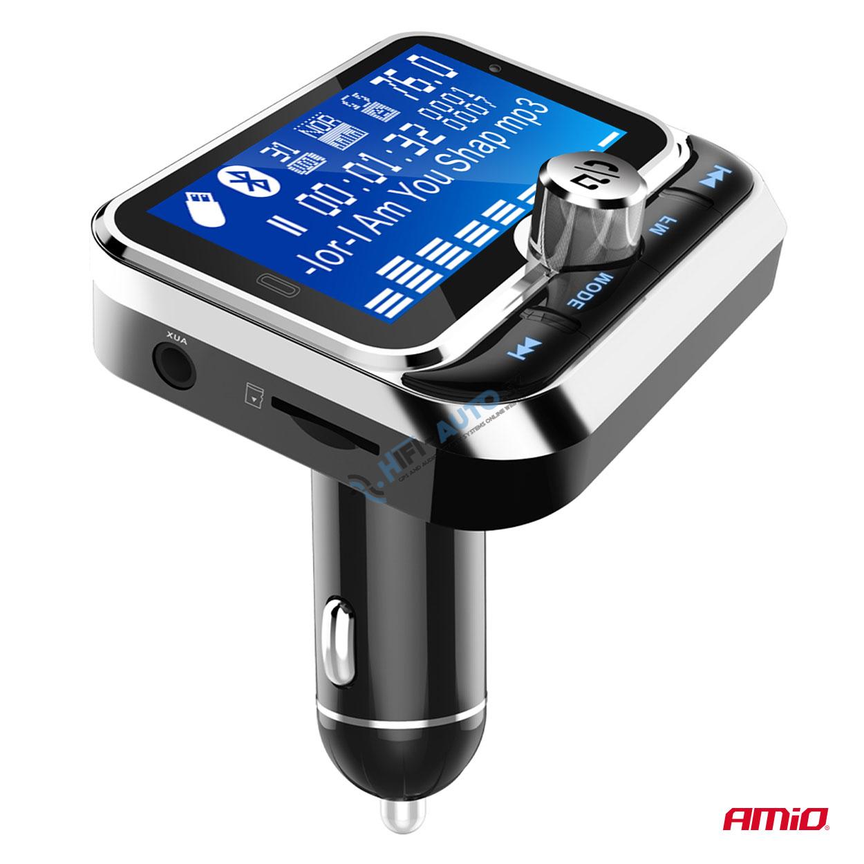 FM transmitter 2×USB-A 12/24V