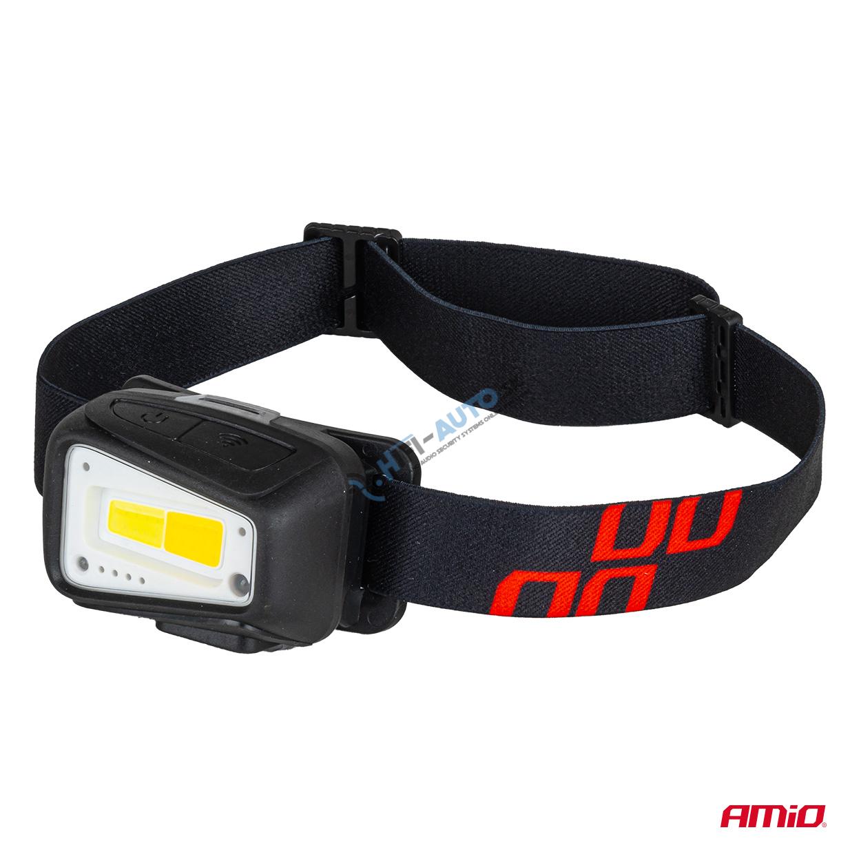 Čelovka LED COB 1800mAh (BATT)