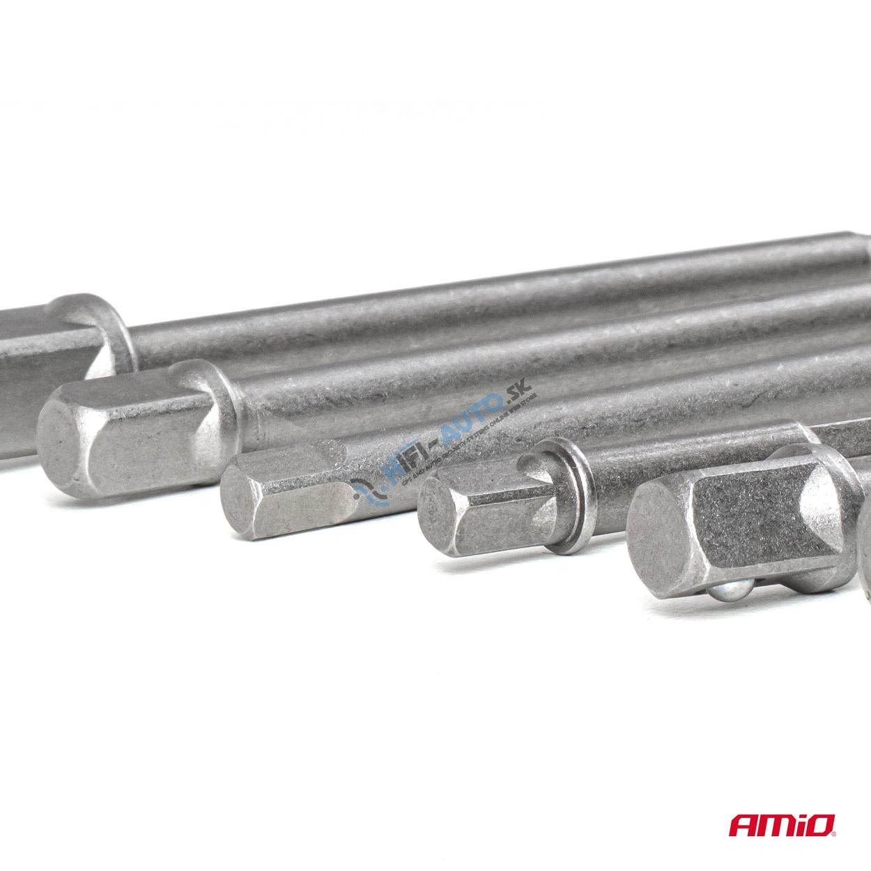 Redukcia na nástrčné kľúče HEX 1/4" 3/8" 1/2"
