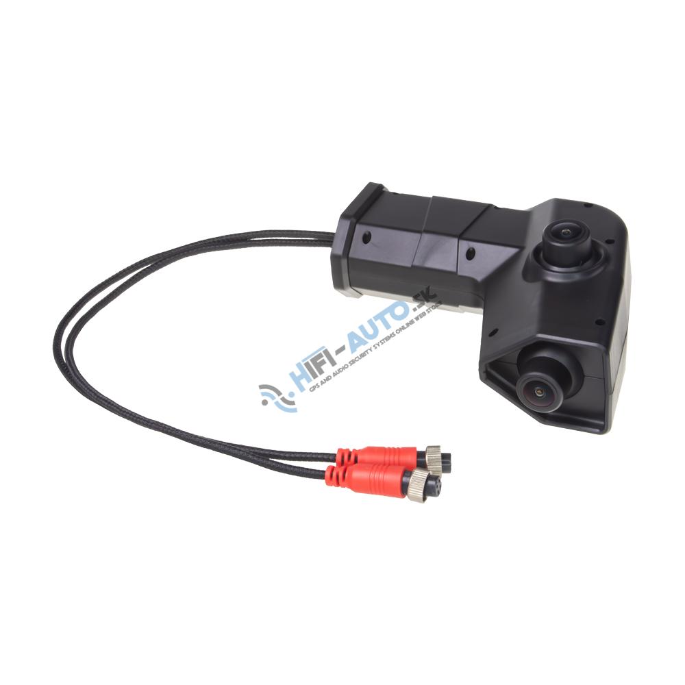 AHD kamerový set s monitorom 12,3", dvojitá kamera na ramene, DVR, ľavá strana