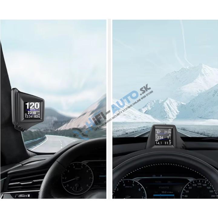 Palubný DISPLEJ 1,88" LCD, OBDII, GPS merač rýchlosti