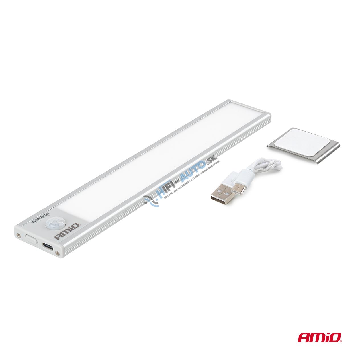 Bezdrôtová LED lampa s pohybovým senzorom 1,2 W 1000 mAh USB-C 23 cm (BATT)