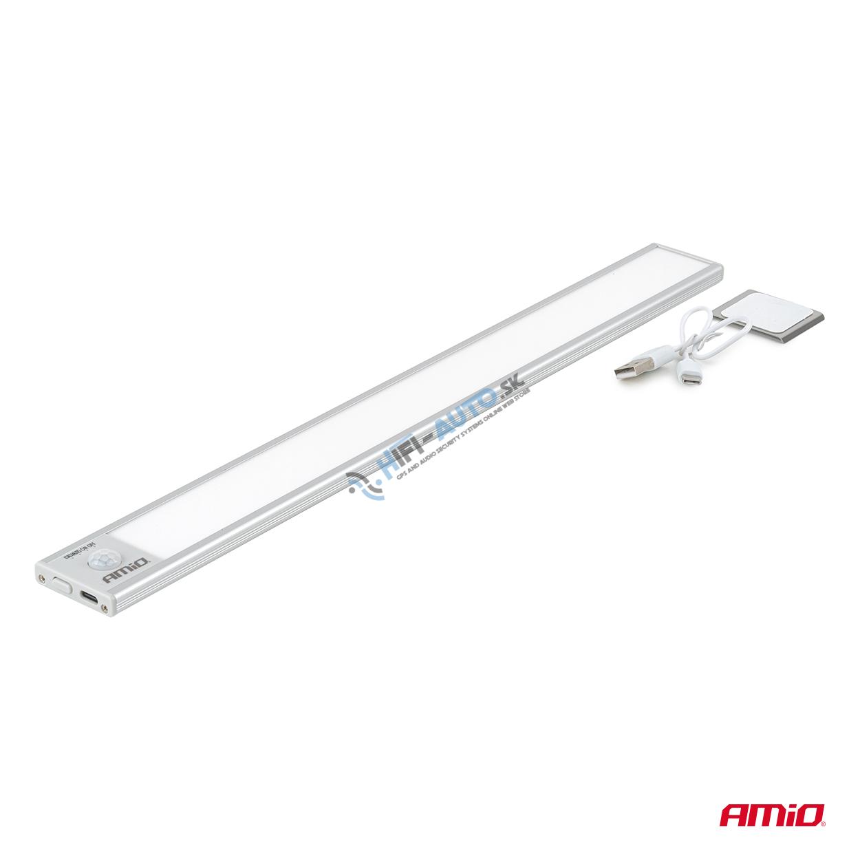 Bezdrôtová LED lampa s pohybovým senzorom 2W 1500mAh USB-C 40cm (BATT)