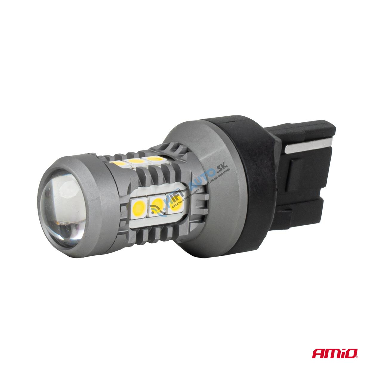 LED žiarovky STANDARD 7440 W21W 3030 15SMD White 12/24V
