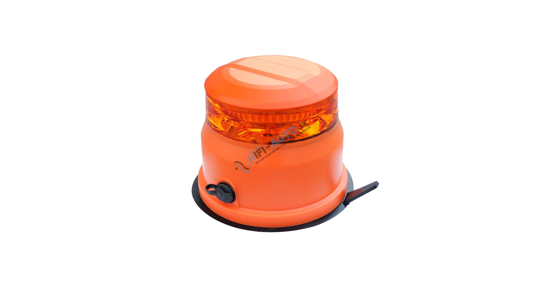 AKU LED maják, oranžový, dálkové ovládání, magnet, ECE