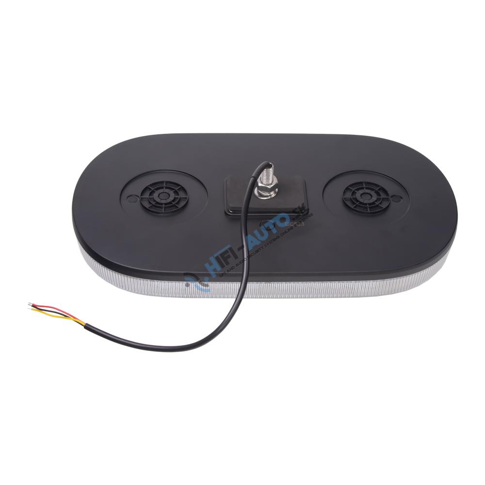 Mini LED rampa, oranžová, 48xLED, 12-24V, 328mm, ECE R65, pevná montáž