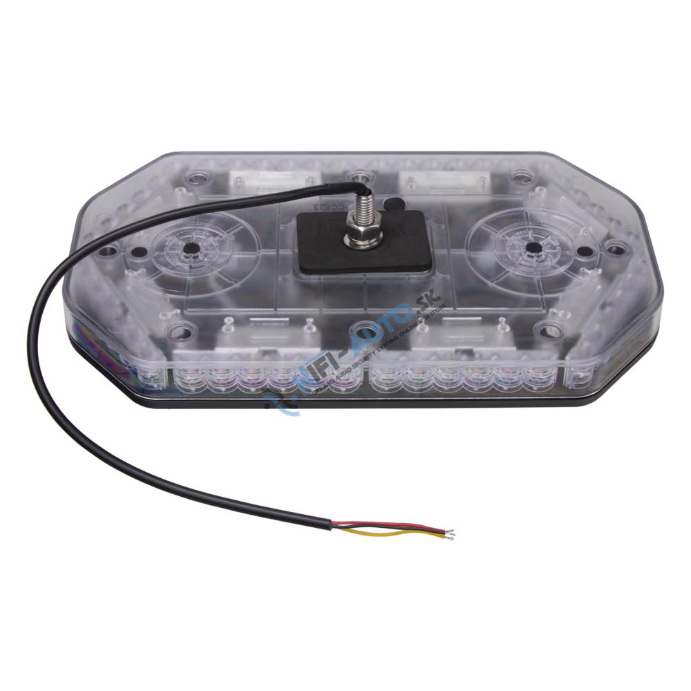 Mini LED rampa, oranžová, 12-24V, 293mm, ECE R65, pevná montáž
