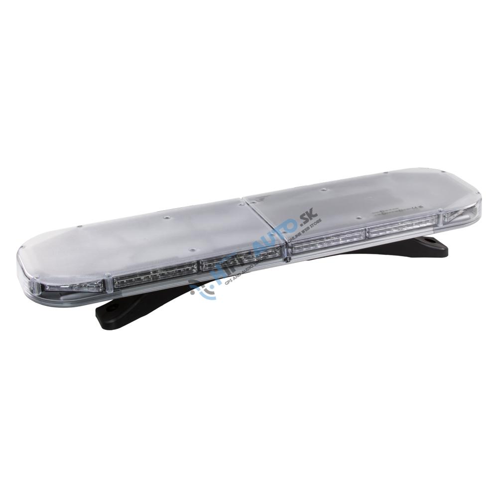 LED rampa 834mm, modro-červená, 12-24V, ECE R65