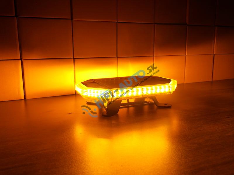 LED rampa 280mm, oranžovo biela, 10-30V, ECE R65