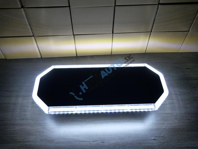 LED rampa 440mm, oranžovo biela, magnet 10-30V, ECE R65