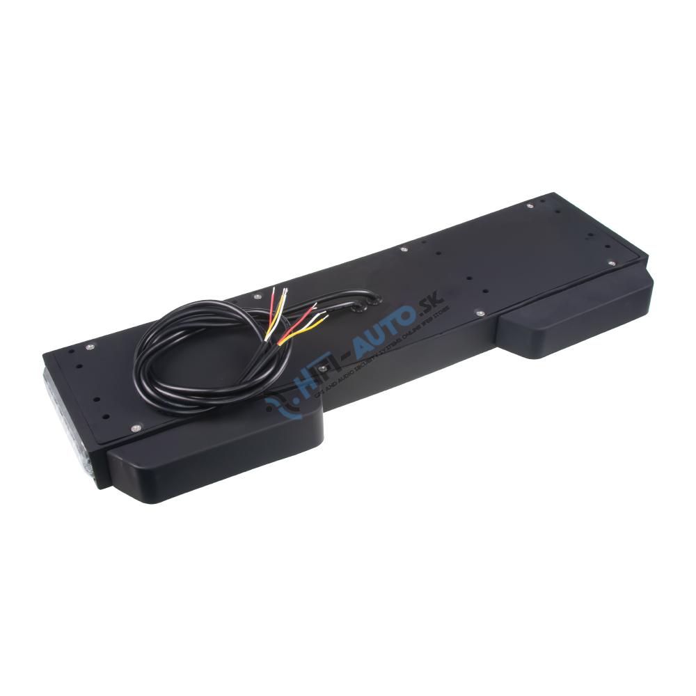 4x PREDATOR 6x4W LED pod ŠPZ, 12-24V, modrý, ECE R65