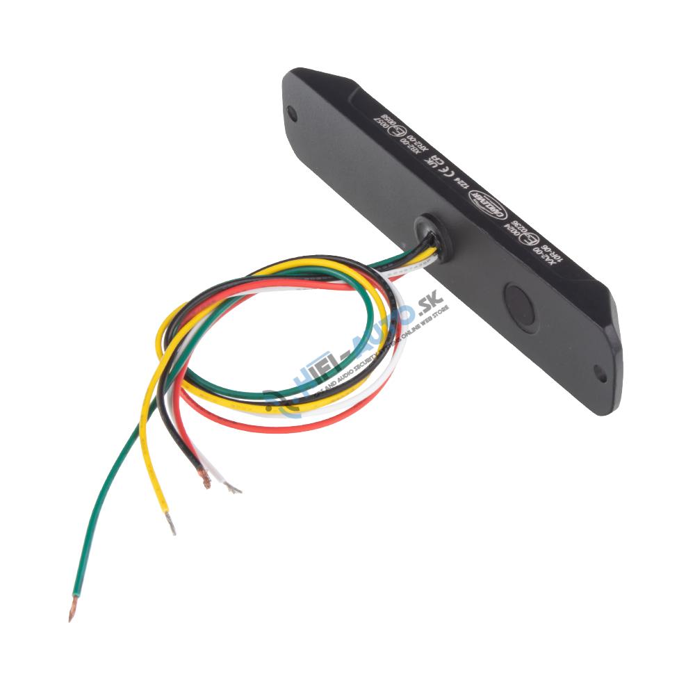 PROFI výstražné LED svetlo vonkajšie, červeno-modré, 12-24V, ECE R65