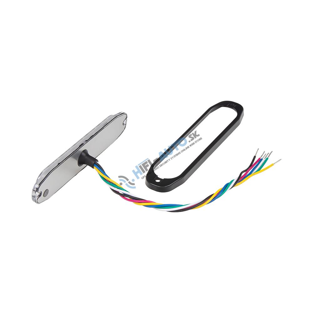 PROFI SLIM výstražné LED svetlo vonkajšie, modro-červené, 12-24V, ECE R10