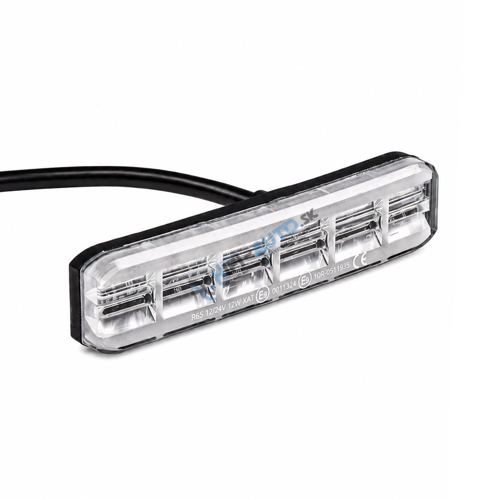 PREDATOR 6x3W LED, 12-24V, oranžový, flexibilný, ECE R65