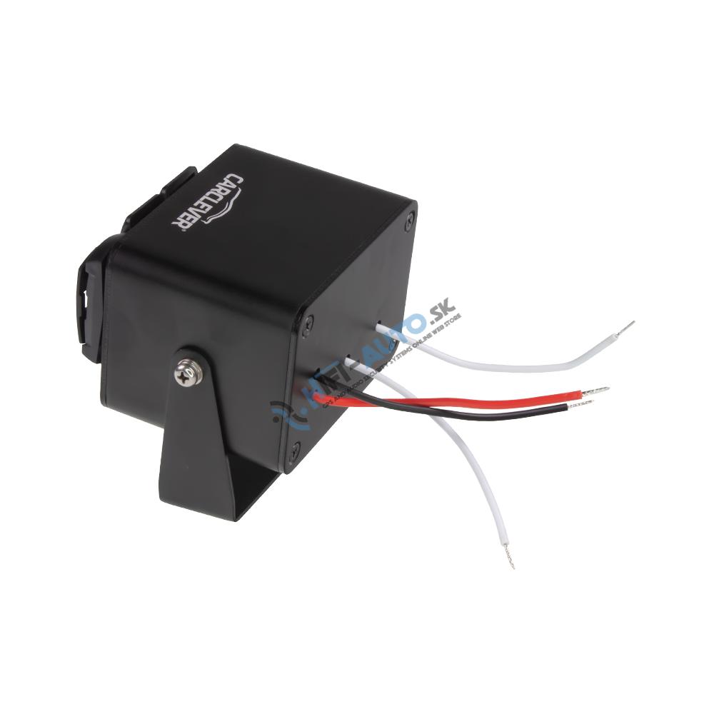 Panel s 2x spínačmi Rocker, voltmeter + USB/USB-C zásuvka, 12/24V