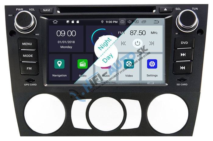 ANDROID 14 BMW E90, E91 autorádio