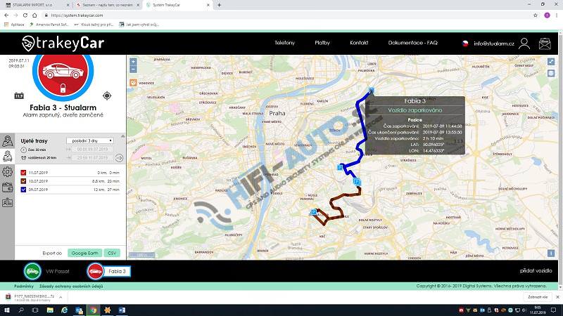 CAN-Bus GSM/GPS autoalarm TrakeyCar