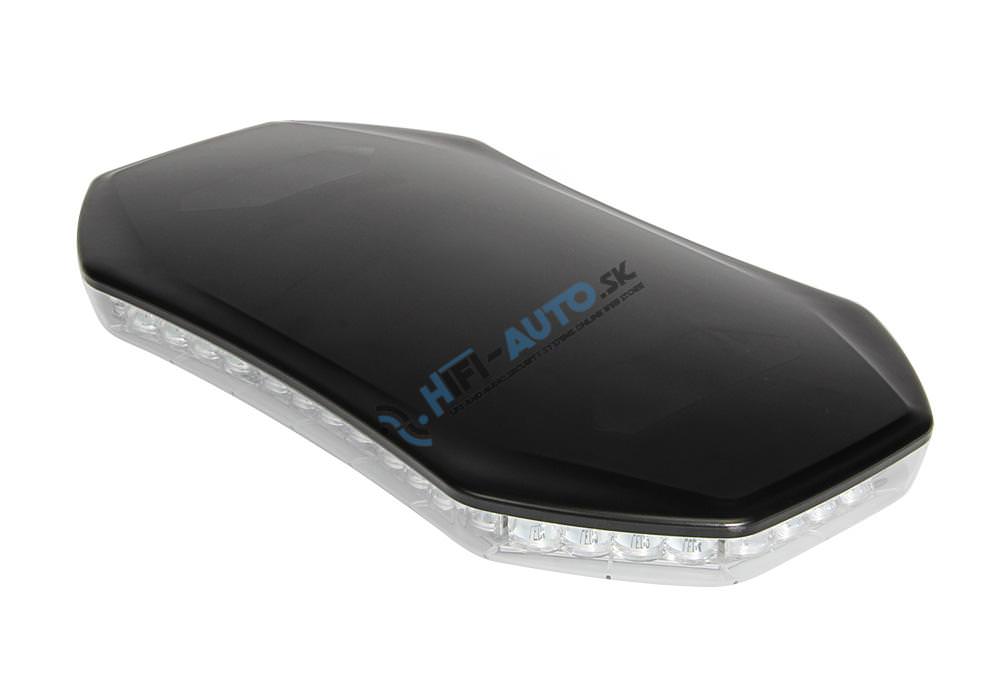 LED rampa 398 mm, oranžová, magnet, 12-24V, ECE R65