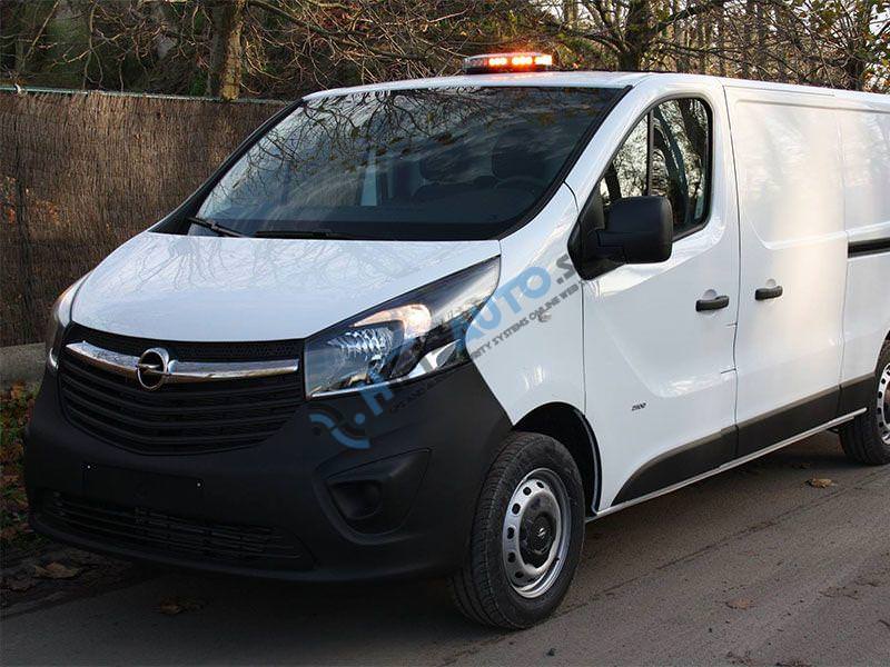 LED rampa 419 mm, oranžová, magnet, 12-24V, ECE R65