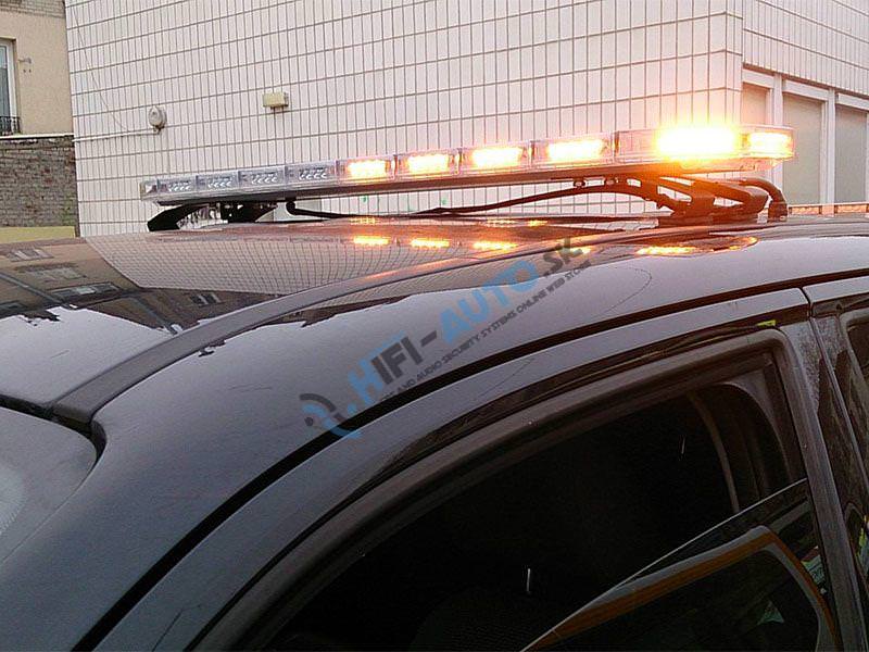 LED rampa 1200 mm, oranžová, 12-24V, ECE R65