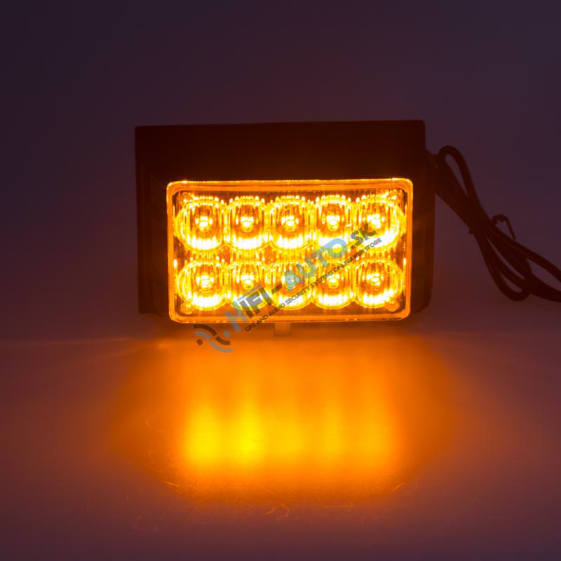PREDATOR dual 10x1W LED, 12-24V, oranžový
