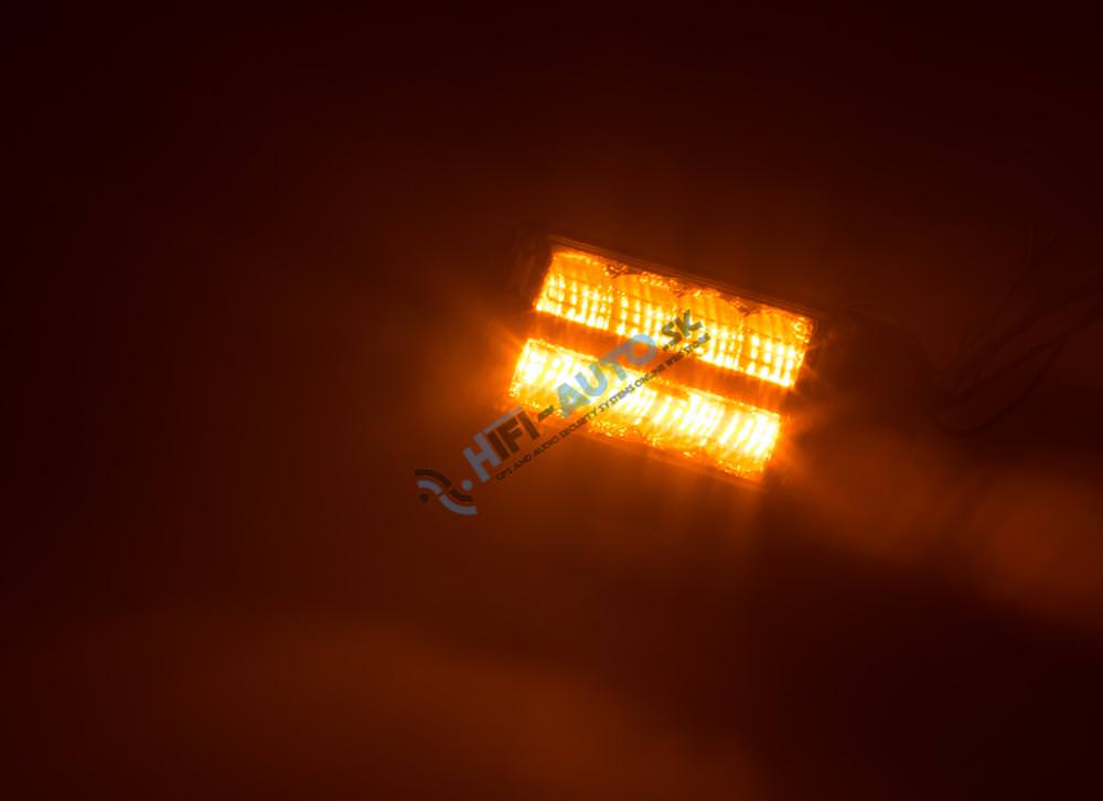 PROFI DUAL výstražné LED svetlo vonkajšie, 12-24V, oranžové, ECE R65