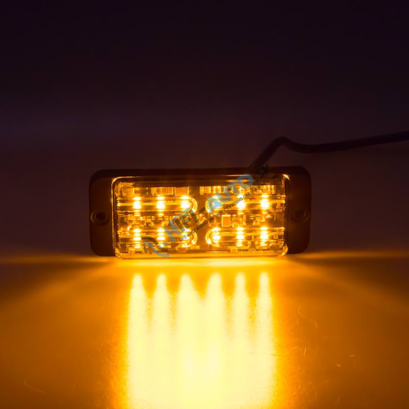 LINEAR LED dual 12x5W LED, 12-24V, oranžový, ECE R65