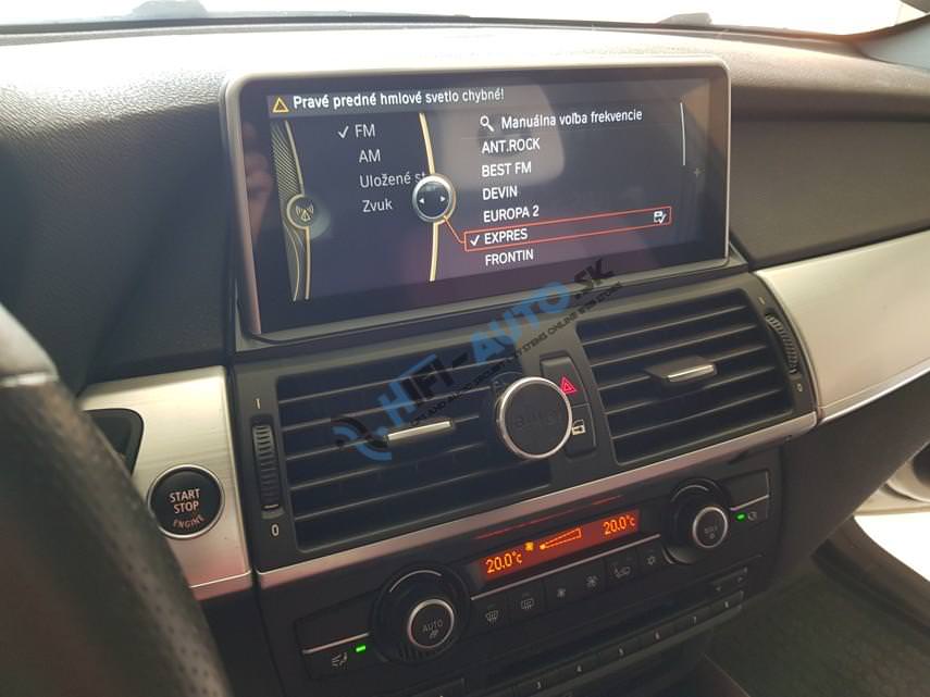 ANDROID 15 BMW X5/X6 autorádio AKCIA CIC, 8G+128, 12,3" displej