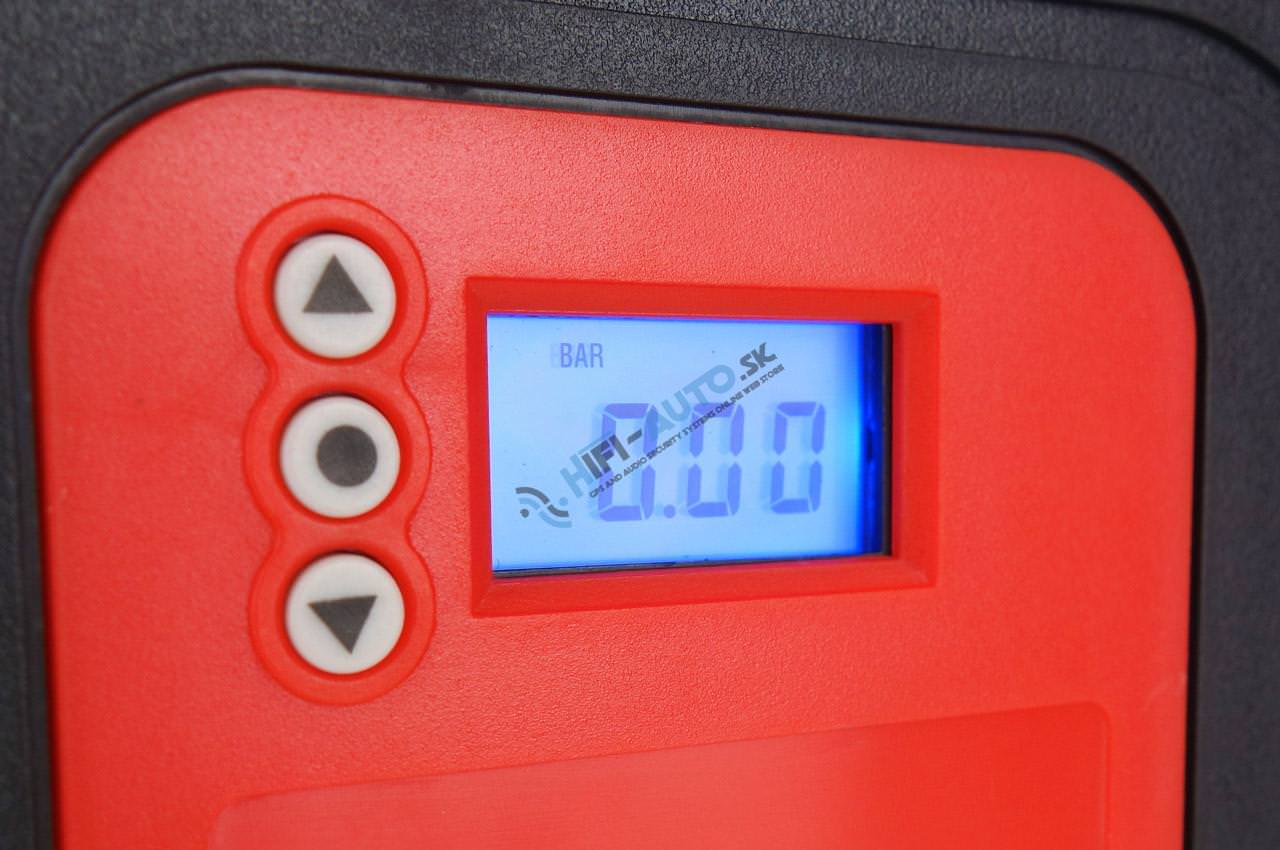 Digitálny kompresor do auta s LED 12V
