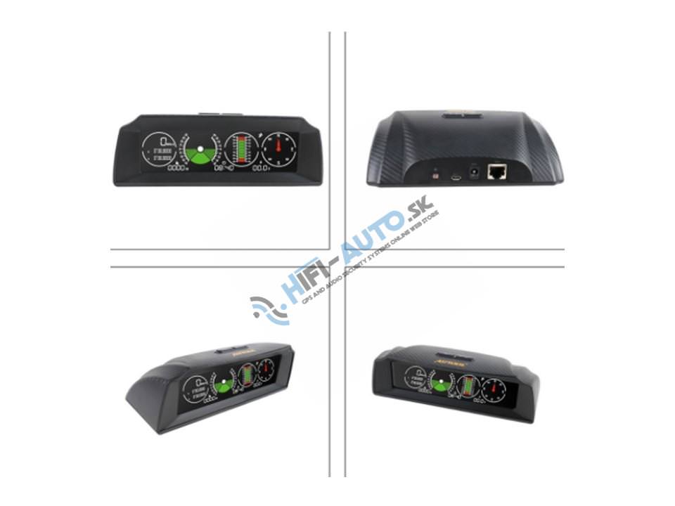 Palubný DISPLEJ 5,2" LCD, GPS merač rýchlosti so vstavaným viacosým gyroskopom