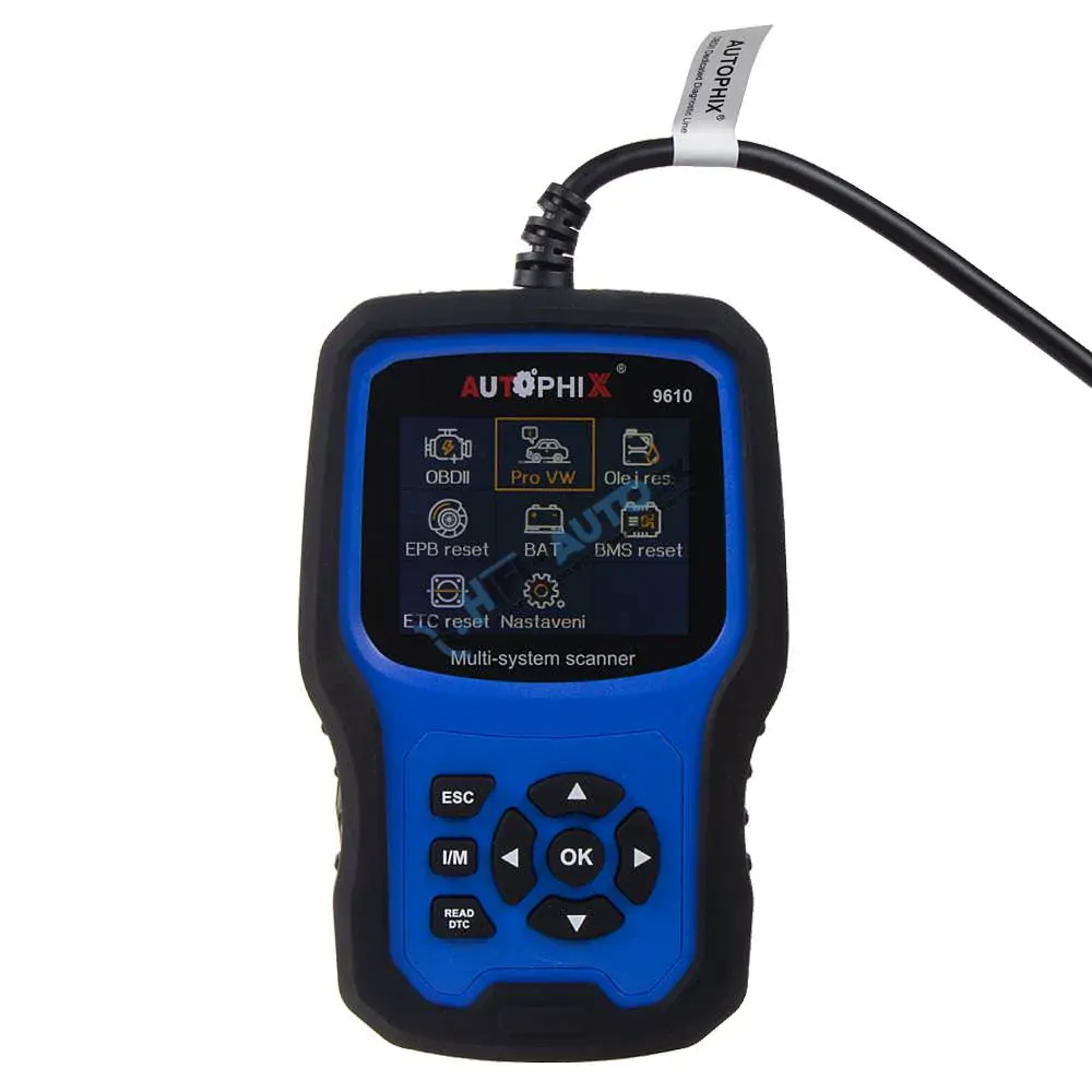 Univerzálna diagnostika OBDII pre VW, Škoda, Seat, Audi