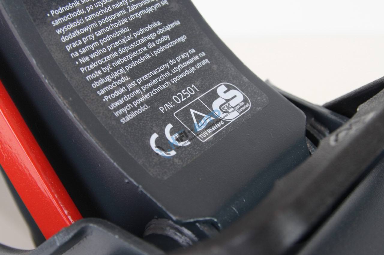 Hydraulický zdvihák nízkoprofilový 2,5T, vysoká kvalita, CE