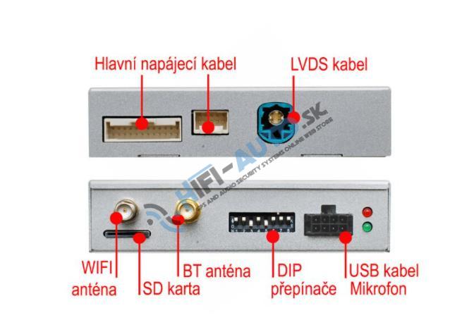 Modul Apple CarPlay / Android Auto AUDI, VW, ŠKODA, SEAT, PORSCHE MIB2