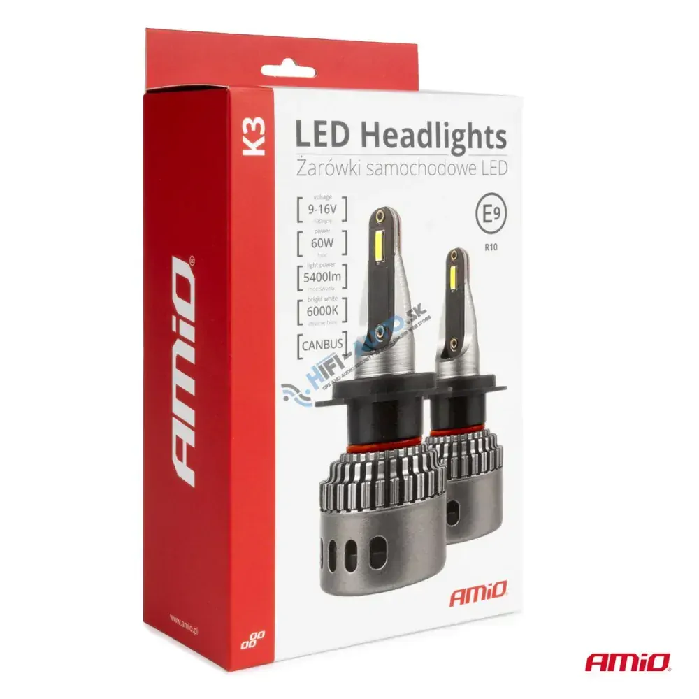 LED prestavbová sada K3 H3 12V 6000K canbus