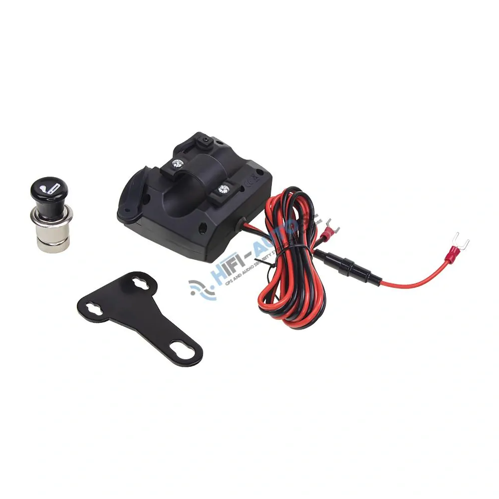 2x USB nabíjačka, voltmeter a CL zásuvka vodeodolná na motocykel