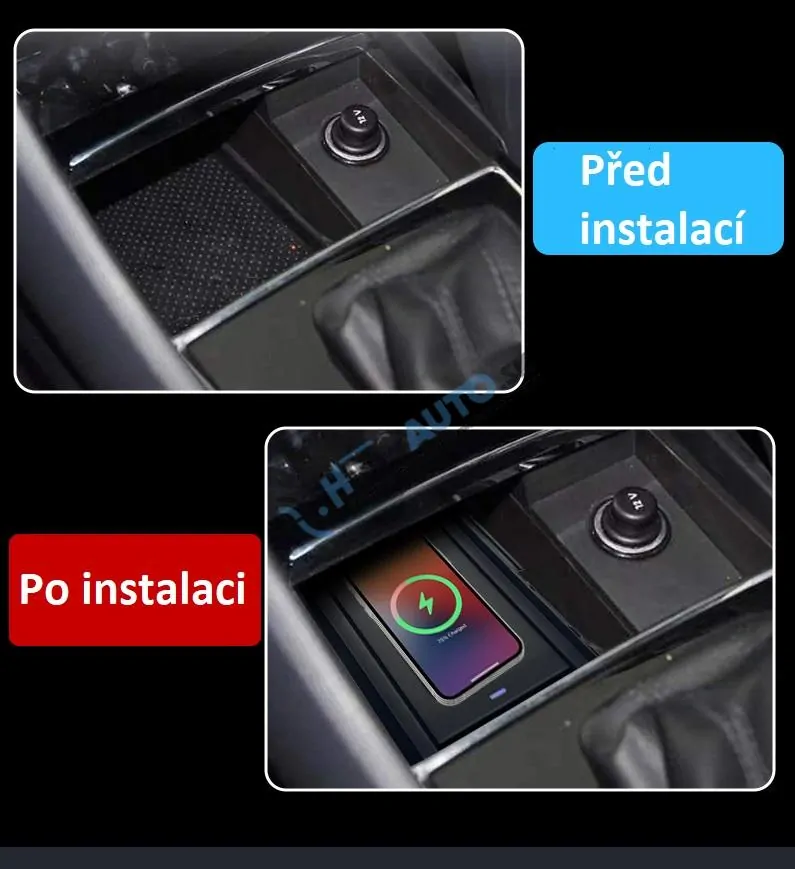 Qi indukčná nabíjačka telefónov Škoda Kodiaq