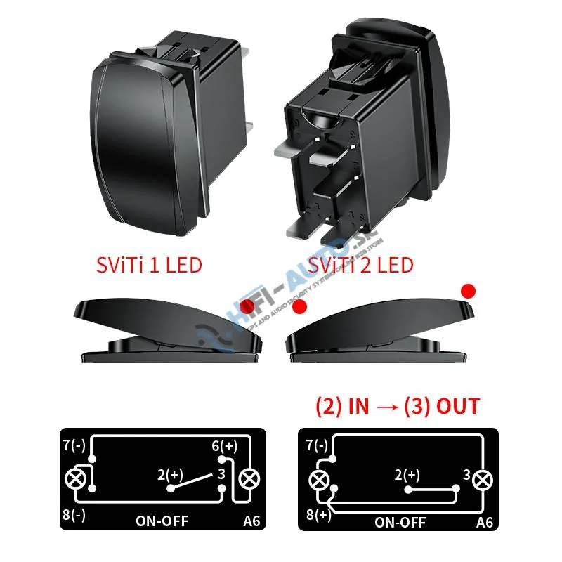 Rocker2 spínač MAJÁK 12/24V