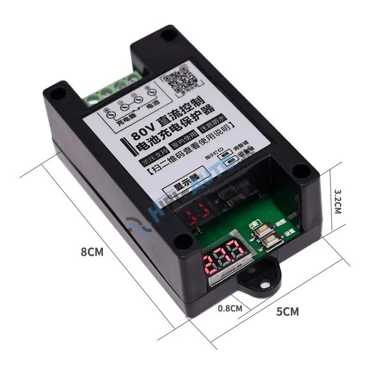 Ochranný napäťový modul pre nabíjanie batérie 5-80V/30A