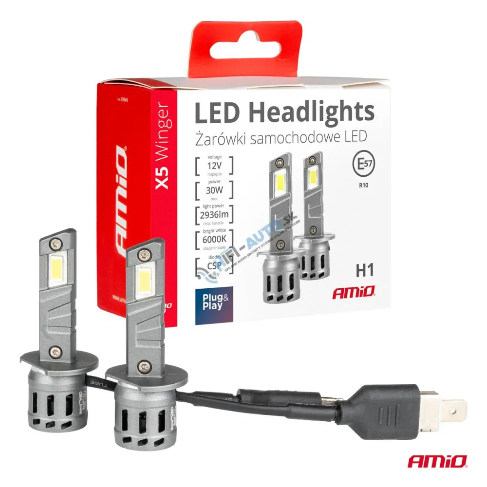 LED prestavbová sada H1 6000K max 30W X5-series WINGER