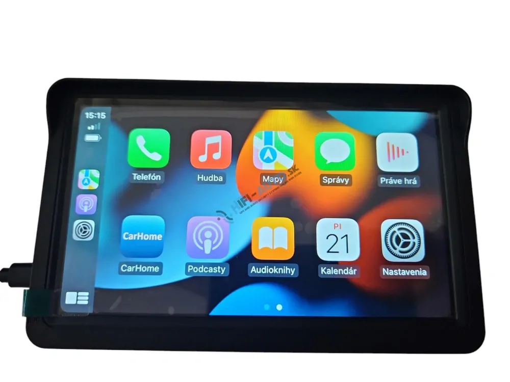 Monitor 7" s Apple CarPlay, Android auto, Bluetooth, USB, SD, FM