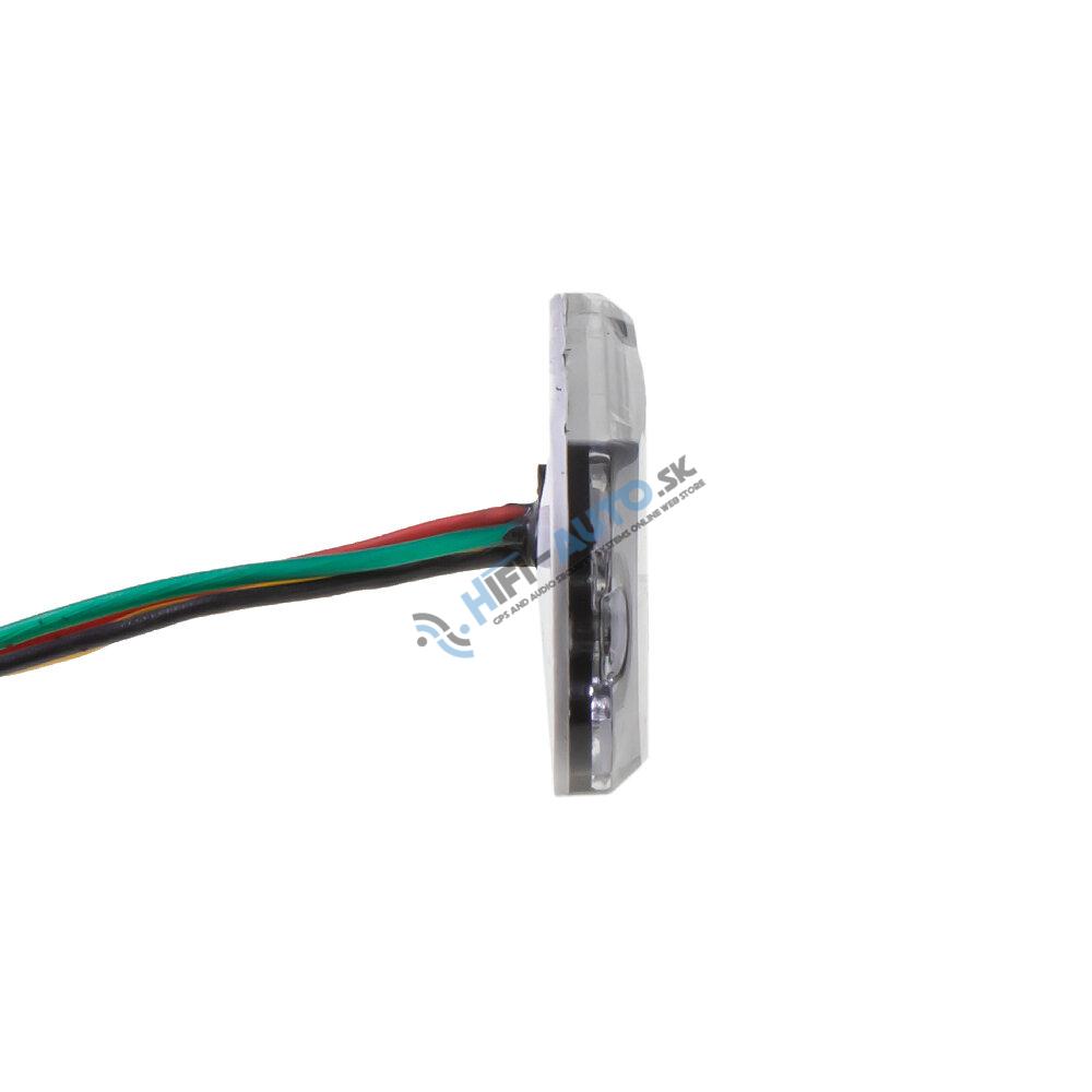 PROFI SLIM výstražné LED svetlo vonkajšie, červené, 12-24V, ECE R10