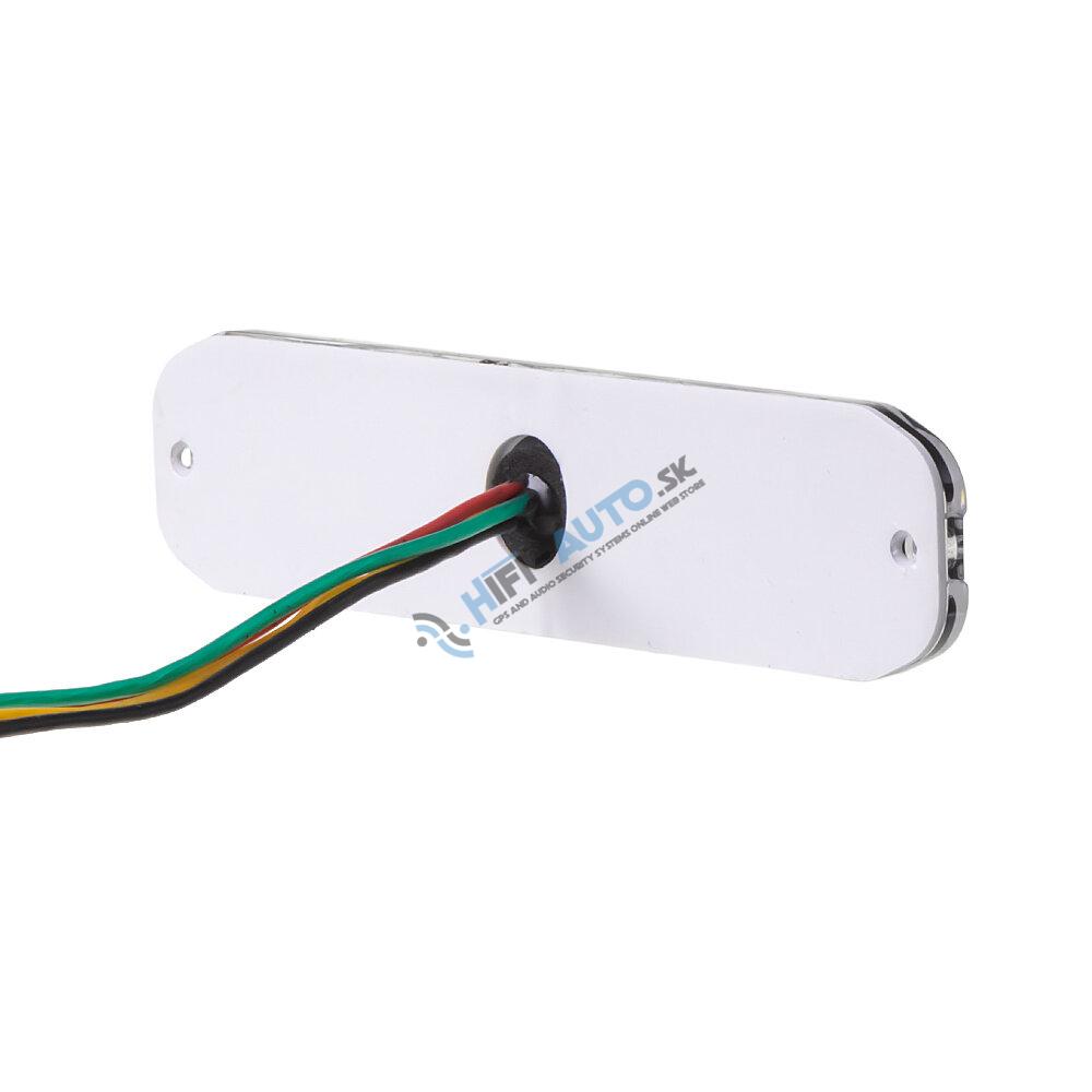 PROFI SLIM výstražné LED svetlo vonkajšie, modré, 12-24V, ECE R10